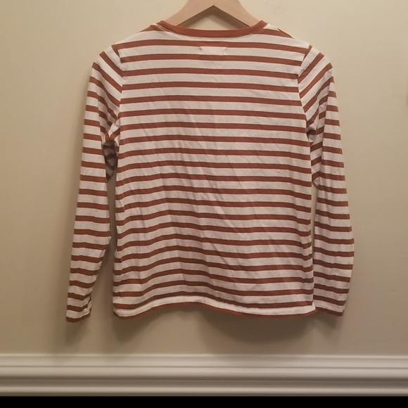 Madewell, North Side Long-Sleeve Vintage tee in Diggs Stripe, Size Small - Picture 3 of 4